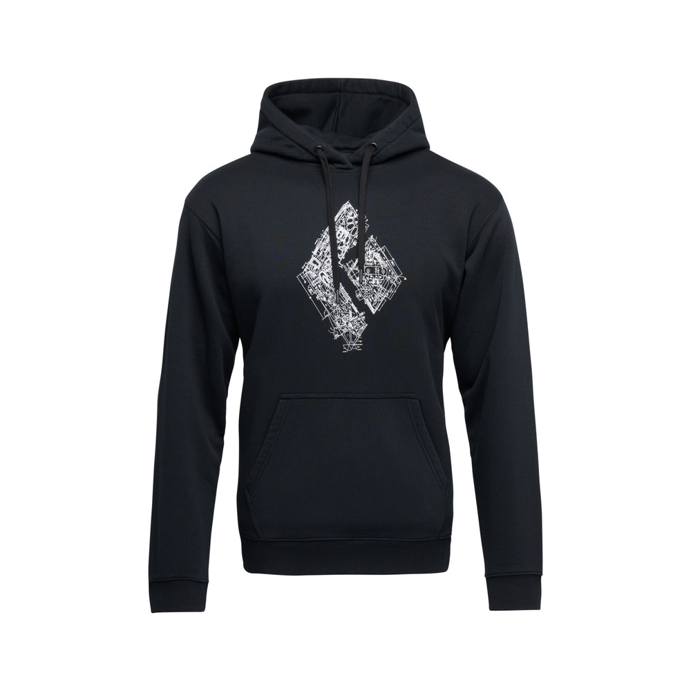 BD M ENGINEERED DIAMOND PULL OVER HOODY