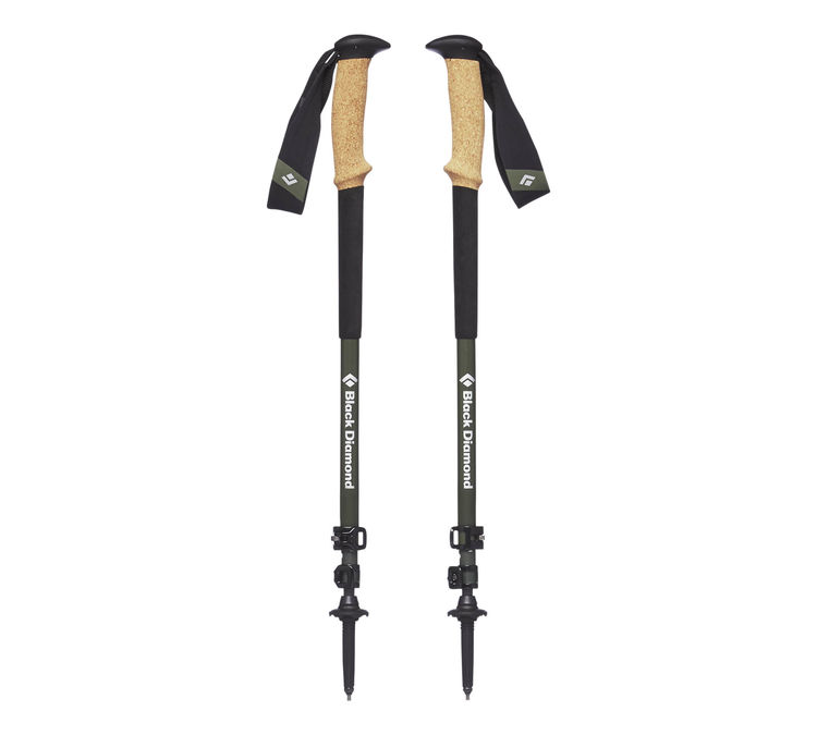 BD ALPINE CARBON CORK POLES Tundra - Pair