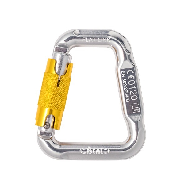 BEAL FLAT LINK TWISTLOCK CARABINER