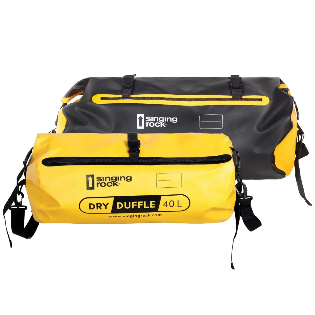 SINGING ROCK DRY DUFFEL 60 BLACK/YELLOW