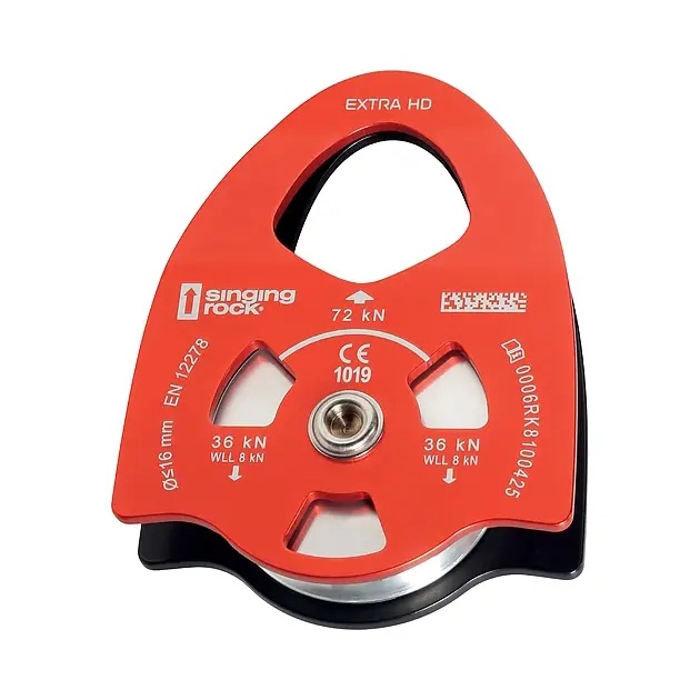 SINGING ROCK EXTRA ROLL SINGLE PULLEY HD 72kn