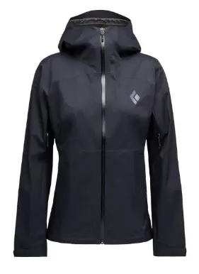 [APJHSG3E8015XS] BD W FINELINE STRETCH RAIN SHELL (Black, XS