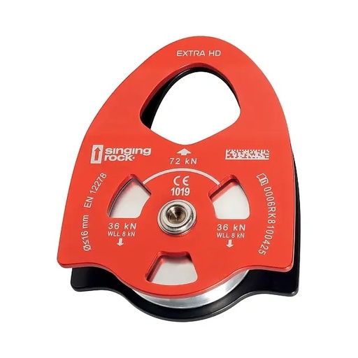 [RK810RX00] SINGING ROCK EXTRA ROLL SINGLE PULLEY HD 72kn