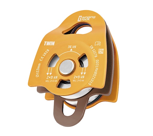 SINGING ROCK TWIN ROLL PULLEY