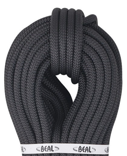 [RS02/10.5] BEALM INTERVENTION 10.5mm STATIC ROPE Black