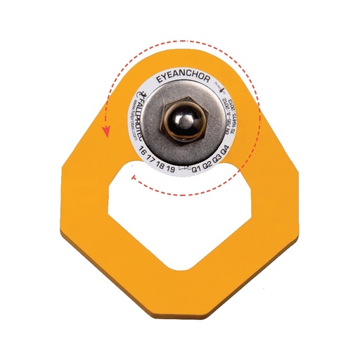 [FALDV029] FALLPROTEC yellow anchor