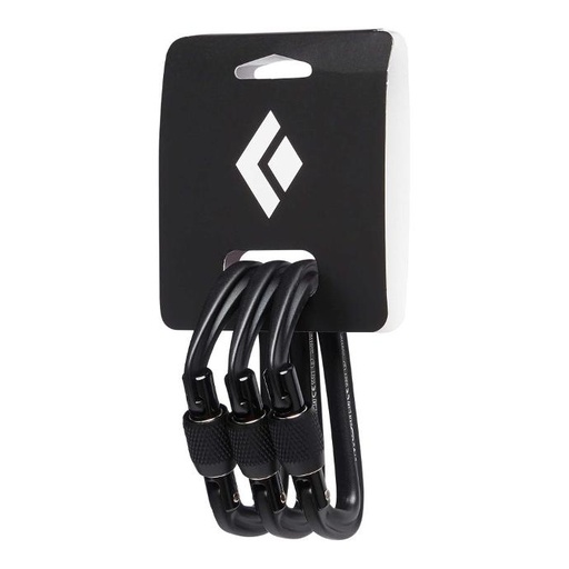 BD HOTFORGE SCREWGATE CARABINER 3 Pack